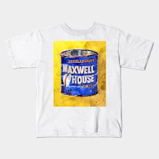 Vintage Maxwell House Can Kids T-Shirt